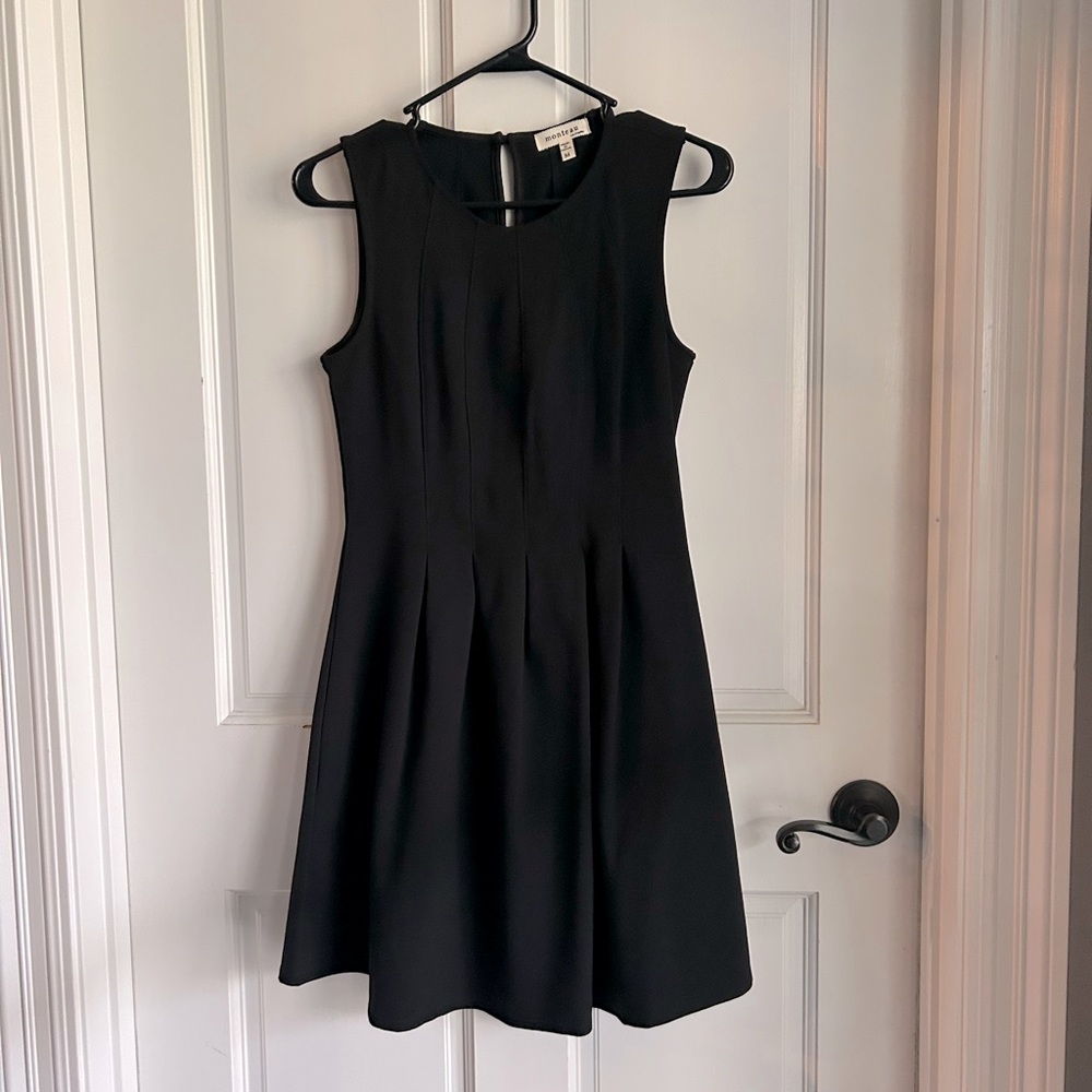 Black pleated dress, tags still on it!